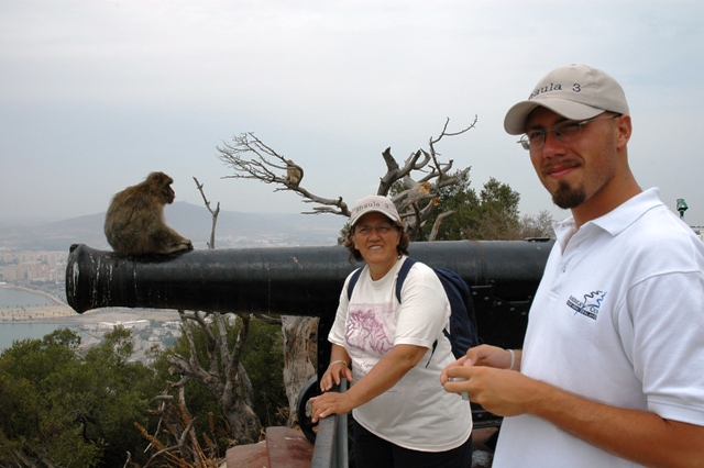 The famous Gibraltar monkeys!